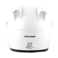 thumbnail image 6 of 1Storm Motorcycle Bike Full Face Helmet HB75 Horn Wing as Bonus Glossy White, 6 of 7