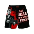 thumbnail image 4 of Scarface Tony Montana Mens Pants & Shorts Set Male, Red/White, Size: XL, Prestigez, 4 of 6