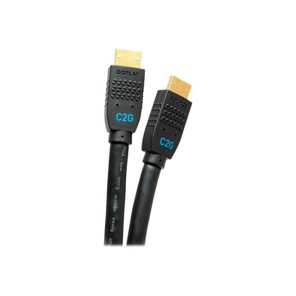 C2G 12ft Ultra Flexible 4K Active HDMI Cable Gripping M/M Black C2G10379