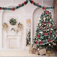 thumbnail image 6 of Christmas Garland, Ongmies Artificial Christmas Wreath Set for Stair, Mantel, and Indoor/Outdoor Decor, Christmas Decorations Indoor, 6 of 9