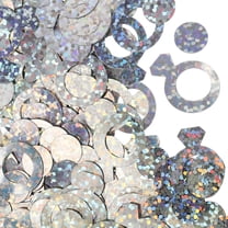 BESTYASH Assorted Color Wedding Ring Confetti for Table Decor Bridal Shower Engagement Party Glitter Scatters