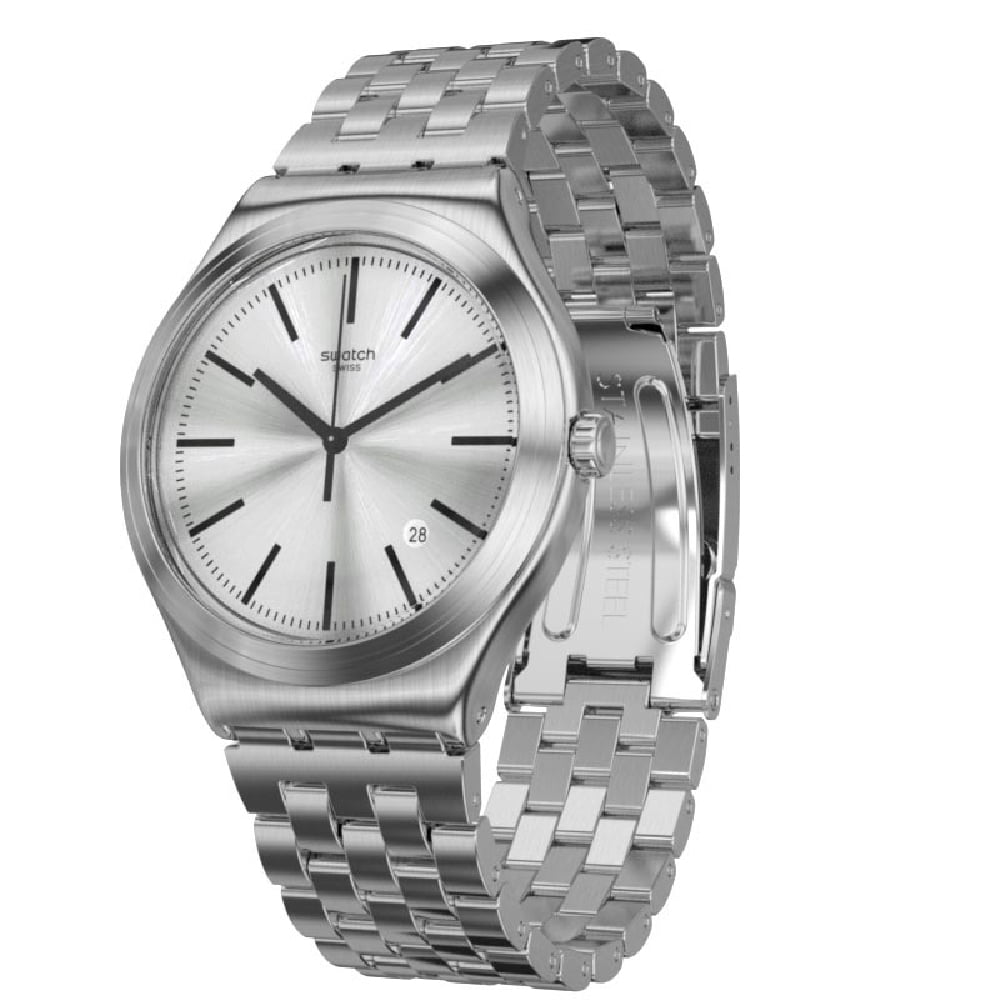 Swatch Mon Quotidien Sainless Steel Mens Watch YWS429G - Walmart.com
