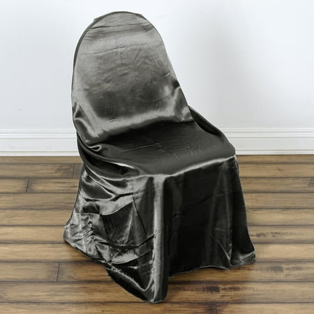 Balsacircle Universal Satin Chair Covers Slipcovers For Party