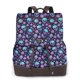 thumbnail image 1 of Disketp purple Skull flower Mochila de Cuero para Mujer, Bolso de Espalda Antirrobo con Estilo para Viaje, Trabajo y Uso Diario, 1 of 4