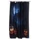 thumbnail image 2 of 188x188cm Patrón de calabaza con temática de Halloween Cortina de ducha impermeable Suministros de baño, 2 of 8