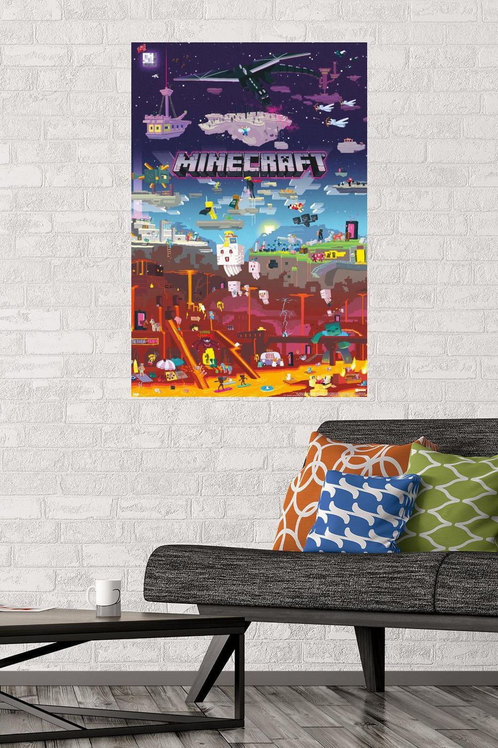 Minecraft - World Beyond Wall Poster, 22.375" x 34"