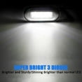 thumbnail image 3 of 8Pcs 12V Boat Marine Signal Lamp Clear Grade Waterproof LED Courtesy Lights Stair Deck White, 3 of 8