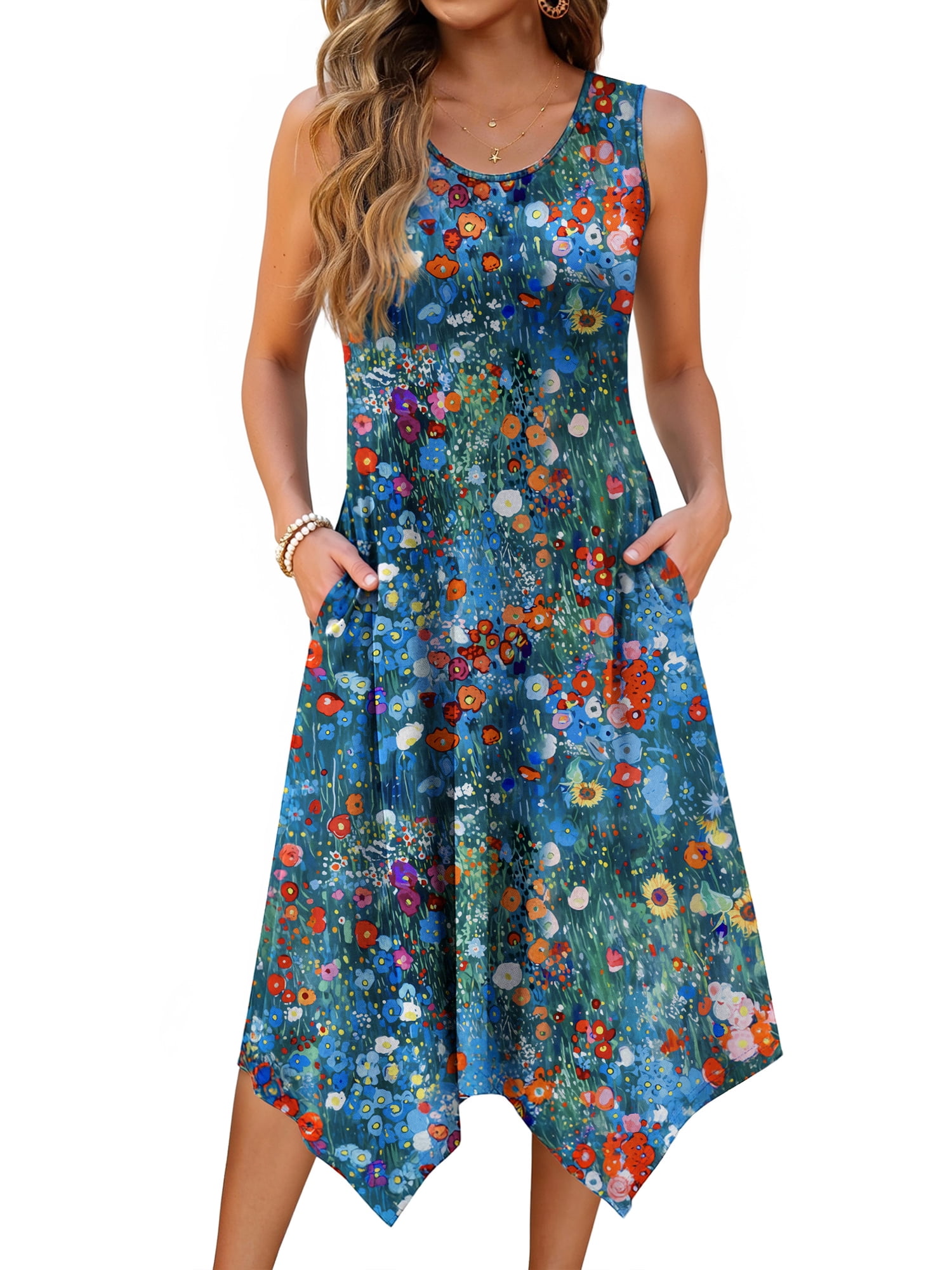 casual nights women's short sleeve eyelet embroidered house dress Casual Nights Women's Short Sleeve Eyelet Embroidered House Dress - Blue