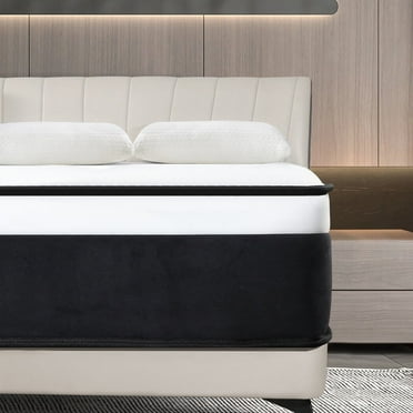 King Mattress, 12 inch Hybrid Mattress in a Box,Medium Firm