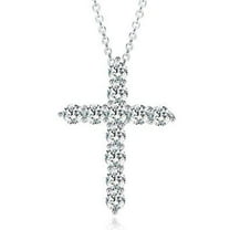 Faith Cubic Zirconia Cross Necklaces
