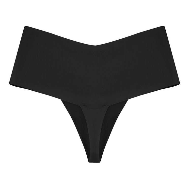 Aayomet Women's Underwear Hot Girls Panty Underwear Bikini String Seamless  Thongs Underwear Solid Nylon Ice Silk,G M 