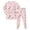 Light Pink, variant on NIEWTR Girls Boys Halloween Pajamas 2 Piece Graphic Long Sleeve Long Pants Pajama Set Kids Cute Pj Soft Holiday Sleepwear