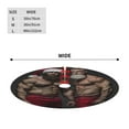 thumbnail image 2 of Christmas Tree Skirt 48" Gay Santa Daddy Xmas Tree Skirts Mat for New Year Holiday Christmas Party Decorations, 2 of 5