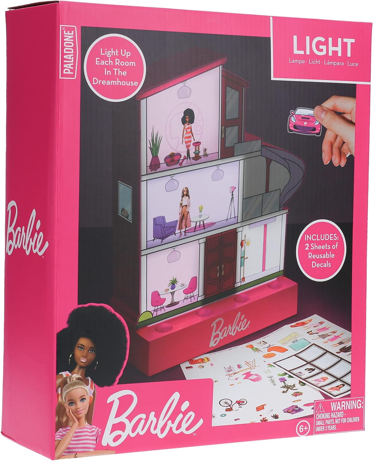 Barbie Dreamhouse Light with Stickers - Interactive 12