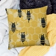 thumbnail image 2 of BANET Outdoor Pillow Covers, Bee Kind Decorative Summer Throw Pillow Covers  Yellow Farmhouse Cushion Pillow Covers for Sofa Couch Outdoor Decor White, 2 of 5