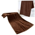 thumbnail image 2 of Microfiber Towel, Gym Towel - Loetky 35X75Cm Towel, Soft Absorbent for Women Sports and Fitness Use - Brown, 2 of 9