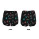 thumbnail image 3 of Balery Colorful Insect Pantalones cortos deportivos para mujer con forro y dos bolsillos, elásticos, para entrenamiento, gimnasio, yoga-Large, 3 of 7