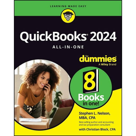 QuickBooks 2024 All-In-One for Dummies, (Paperback)