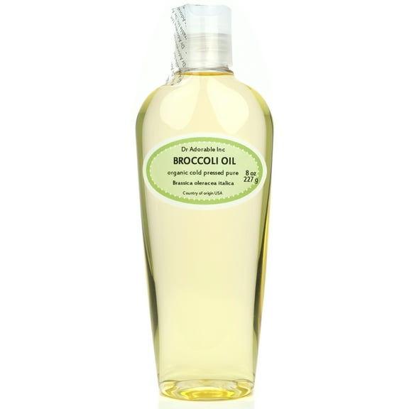 Dr Adorable - 8 oz - Broccoli Seed Oil - 100% Pure Organic Cold Pressed Natural