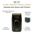 thumbnail image 5 of StyleCraft Absolute Zero Foil Shaver   Close, Smooth Shave with Retractable Precision Trimmer, USB-C, Cord/Cordless, Lightweight & Travel-Friendly, 5 of 11