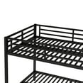 thumbnail image 5 of Metal Full XL over Full XL Bunk Bed for Adults,Space-Saving/Noise Reduced/No Box Spring Needed, Black, 5 of 13