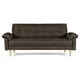 thumbnail image 5 of Sofá Cama Makora Salam con Memory Foam Color Chocolate Lino Respaldo Reclinable de 3 Posiciones, 5 of 7