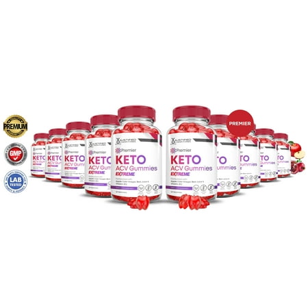 (10 Pack) Premier Keto Extreme ACV Gummies 2000mg Dietary Supplement 600 Gummys
