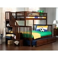 thumbnail image 5 of AFI Woodland Staircase Bunk Bed Twin over Full with Twin Trundle, Walnut, 5 of 7