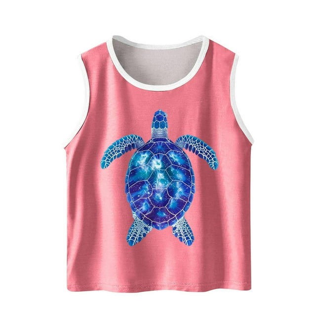 VEKDONE Débardeur Doux Sans Manches à Imprimé Dégradé Mignon pour Garçons et Tout-Petits