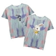 thumbnail image 5 of Lovzfmll 2-Pack Girl's T-Shirts, Bunny Print Tie Dye Short Sleeve Tee, Casual Loose Fit Pullover Graphic Tees for Toddler 4-6 Years, 5 of 9