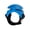 Blue, variant on Thread Cutterz® Adjustable Cutting Ring Hands-Free Thread Cutting for Sewing, Quilting, Knitting Crafts