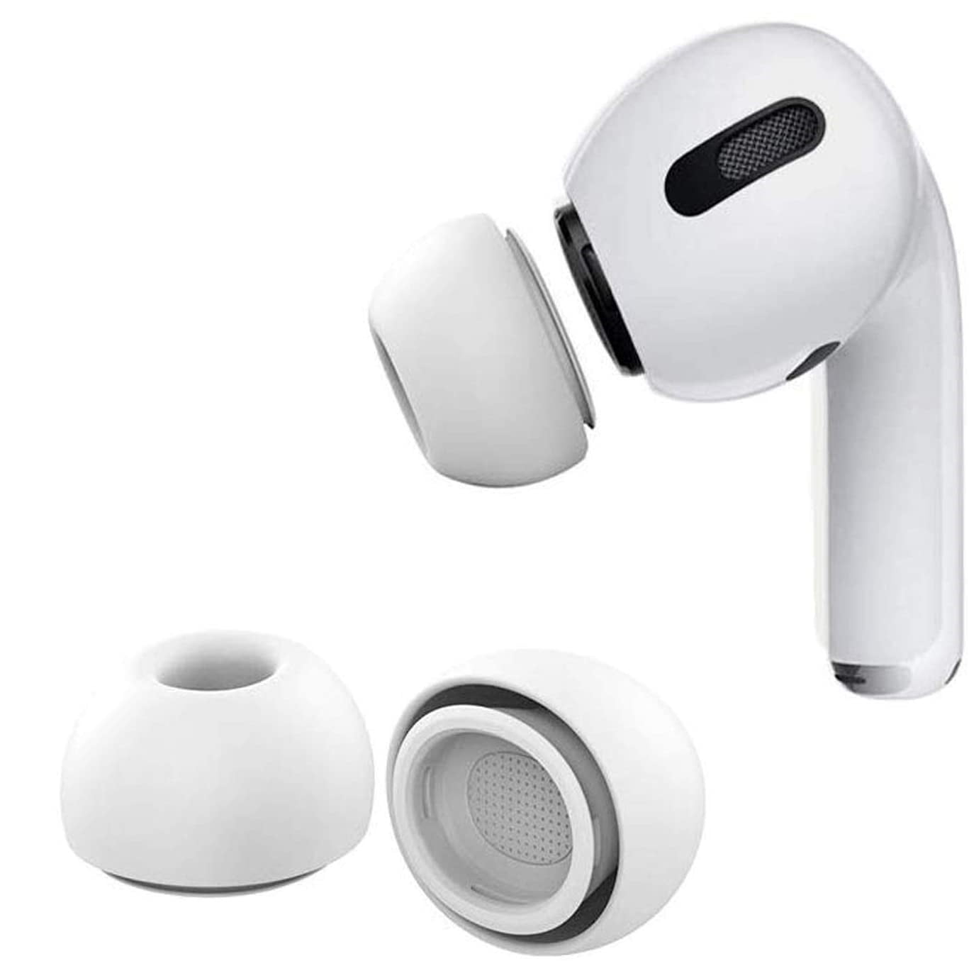 Søgemaskine markedsføring På hovedet af pegefinger Medium Size Only Replacement Earbud Tips Covers for AirPods Pro & Airpods  Pro 2nd Generation (6 Pairs - 12 Pieces) - Walmart.com