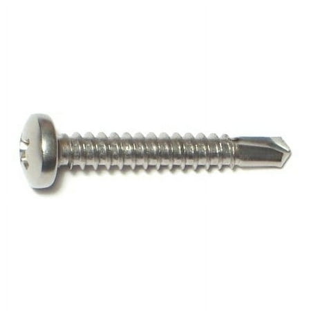 

#10-16 x 1-1/4 410 Stainless Steel Phillips Pan Head Self-Drilling Screws SSPSS-141