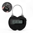 thumbnail image 1 of Electronic Time Lock with LCD Display, Waterproof USB Rechargeable Padlock for Travel, 1 of 5