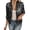A-Black23, variant on Women Jackets Lightweight Slim Fit Long Sleeve Zip Up Jackets Reflective Zipper Jackets Stylish Solid Color Spring Autumn Outerwear
