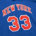 thumbnail image 3 of Men's Mitchell & Ness Patrick Ewing Blue New York Knicks Name & Number Hoodie, 3 of 7