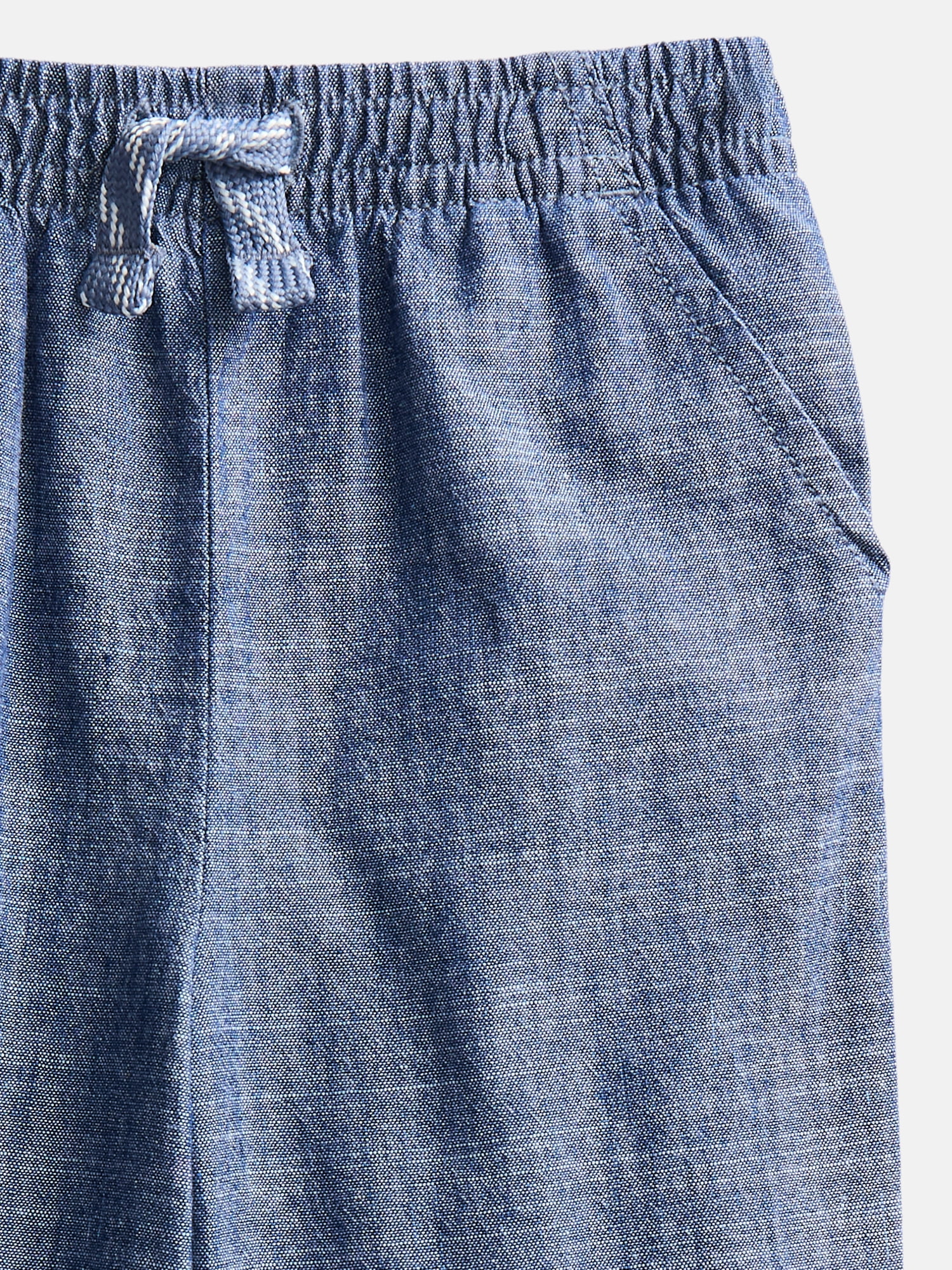Wonder Nation Baby Boys Chambray Pants, Sizes 0-24M