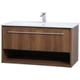 thumbnail image 4 of Elegant Lighting Vf43036 Kasper 36" Wall Mounted Single Basin Vanity Set - MultiColor, 4 of 14