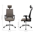 thumbnail image 3 of Mundo In Silla de Oficina Ejecutiva Lugo con Cabecera y Soporte Lumbar Mundo In  Lugo, 3 of 3