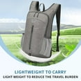 thumbnail image 4 of Lightweight Hiking Backpack,Water Resistant Foldable Small Packable Daypack for Women and Men Travel Camping Outdoor. (Grey), 4 of 6