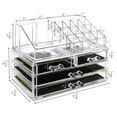 Clear Acrylic Cosmetic Organizer