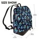 thumbnail image 2 of Fotbe Blue Butterfly Mochila Bolso con Estampado para Mujer, Mochila Antirrobo de Nylon Impermeable, Bolsa Ligera de Hombro, 2 of 4