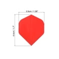 thumbnail image 2 of Uxcell Dart Flights,  6 Pack PET Darts Accessories Red, 2 of 5