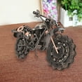 thumbnail image 5 of Emoshayoga Modelo De Motocicleta - Modelo De Motocicleta Vintage Regalo Creativo Modelo De Motocicleta con Cadena De Metal Decoraciones De Escritorio para El Hogar, 5 of 5