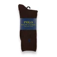 thumbnail image 3 of Polo Ralph Lauren Mens Classic Crew Sock One Size Dark Brown, 3 of 4