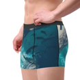 thumbnail image 2 of Pofeuu Airplane Shark Print Men’s Boxer Briefs, Moisture-Wicking Underwear, Regular,Trunk-XX-Large, 2 of 5