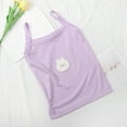 thumbnail image 2 of TZEWGL Cute Solid Color Vest Shirt For Kid Sleeveless Summer Beach Clothes For Toddlers size 3-4T, 2 of 3
