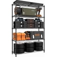 thumbnail image 2 of Storage Shelves Wire Shelving Heavy Duty Metal Storage Shelving Unit Adjustable Garage Shelving Rack Pantry Kitchen, 2 of 6