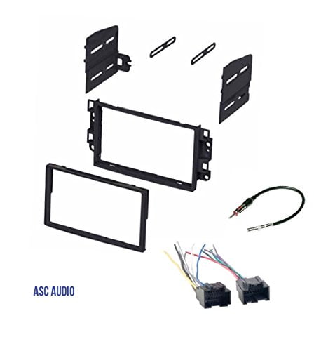 and Antenna Adapter for Chev... Wire Harness ASC Double Din Car Radio Dash kit