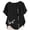 /c27Black72, variant on Toddler Kid Girls Tshirts Summer Versatile Print Round Neck Versatile Short Sleeves Cozy Party Tee,Black,11-12 Years